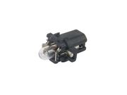 Lâmpada com Soquete Preto 1,2W 12V B8.5D Base/Soquete Preta - 6171