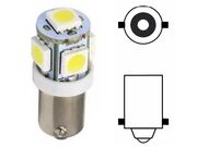 Lâmpada LED 69 - 12V BA9S 5 LEDs - Unidade