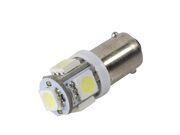 Lâmpada LED 69 - 12V BA9S 5 LEDs - Unidade - 6378