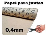 Papel Velumoide Para Junta 0,4Mm 1 X 5M - Bege - Rolo 5 Metros