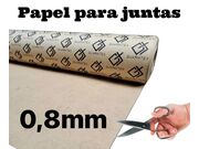 Papel Velumoide Para Junta 0,8Mm 1 X 5M Bege - Rolo 5 Metros