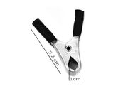 Garra para Cabo Bateria/Chupeta Pequena (6cm) - Preta - 7695