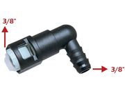 Conector Bartolomeu 3X8" X 3/8" - Em L - Grosso/Grosso