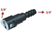 Conector Bartolomeu 3X8" X 3/8" - Reto - Grosso/Grosso