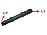 Conexão / Adaptador Reto 3/8" X 3/8"(9,5mm)  Longo (7,5cm) 2 Bicos Corrugados