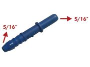 Conexão / Adaptador Reto 5/16" X 5/16" 1 Bico Liso / 1 Bico Corrugado - Longo