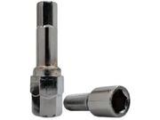 Parafuso de Roda Fiat Allen Cromado Fiat e Peugeot M12 X 1,25 X 27,00 mm +Chave 17/19 Jogo c/ 16 pçs