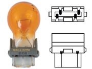 Lâmpada 3156 1 Polo 27W - 12V S25 Base Plástico Âmbar