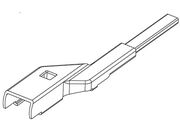 Palheta Flex 22/18" S10, Trailblazer 19/... Spin 23/... - 9256