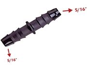 Conexão / Adaptador Reto 5/16" X 5/16"(7,94mm) - 2 Bicos Corrugados